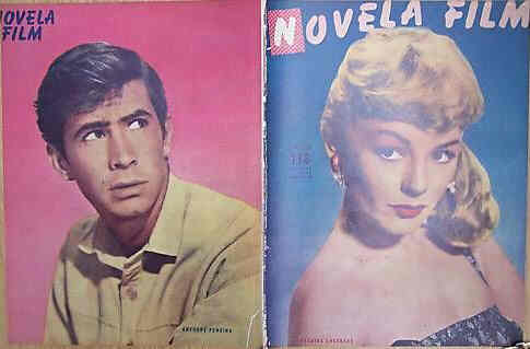 NOVELA FILM magazine side cover Issue 113  1957