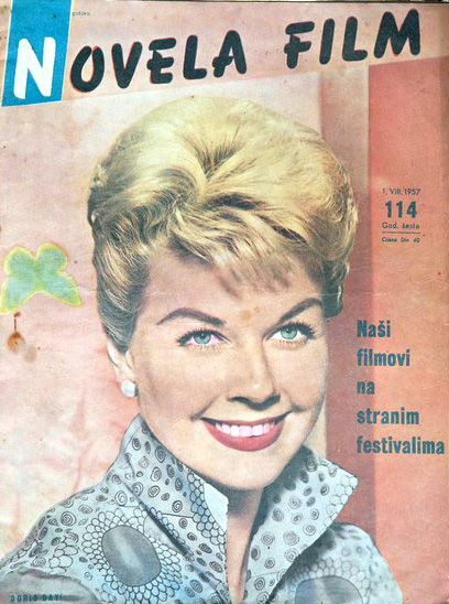 NOVELA FILM magazine side cover Issue 114  1957