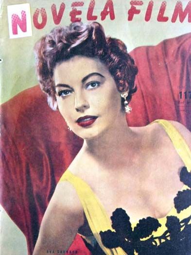 NOVELA FILM magazine side cover Issue 117  1957