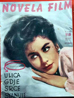 NOVELA FILM magazine side cover Issue 119  1957