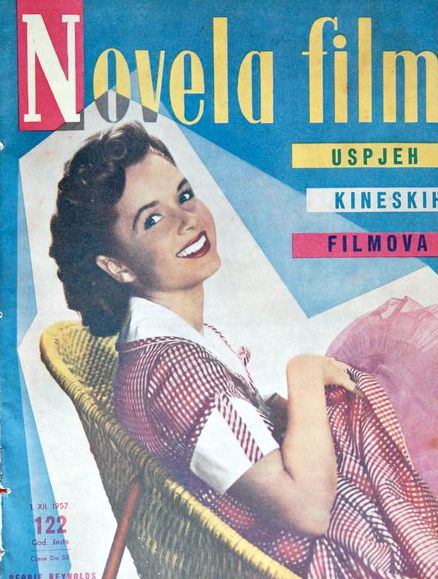 NOVELA FILM magazine side cover Issue 122  1957