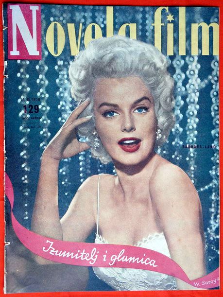 NOVELA FILM magazine side cover Issue 129  1958