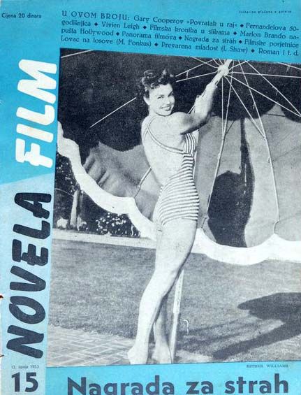 NOVELA FILM magazine side cover Issue 15  1953