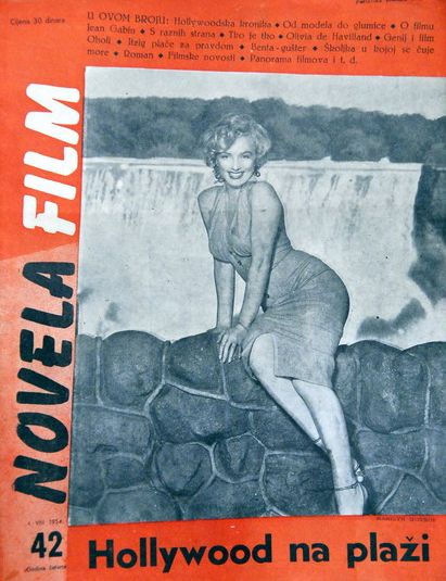 NOVELA FILM magazine side cover Issue 42 1 August 1954