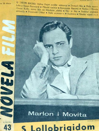 NOVELA FILM magazine side cover Issue 43 15 August 1954
