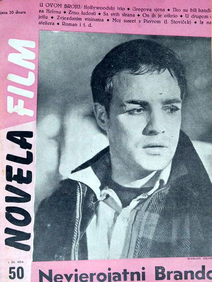 NOVELA FILM magazine side cover Issue 50 1 December 1954