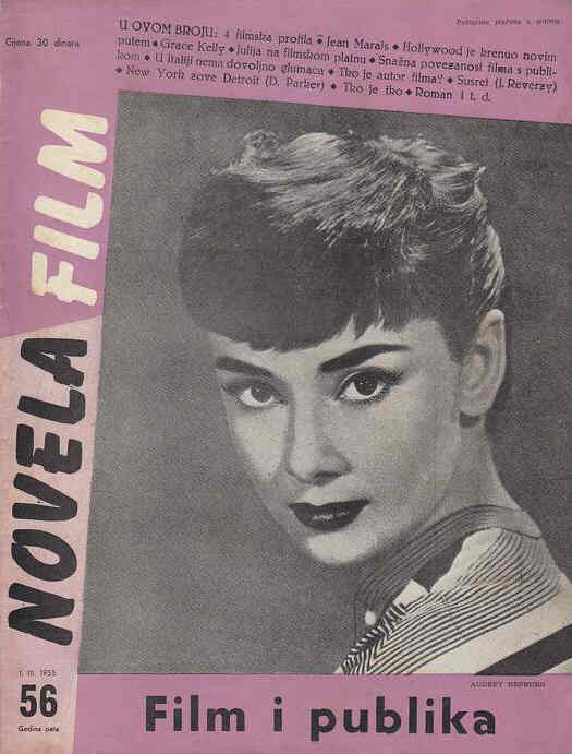 NOVELA FILM magazine side cover Issue 56 1 March 1955