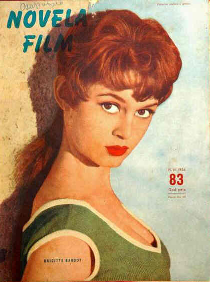 NOVELA FILM magazine side cover Issue 83 15 April 1956
