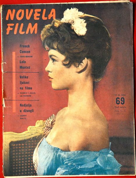 NOVELA FILM magazine side cover Issue 69 15 September 1955