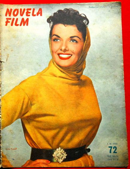NOVELA FILM magazine side cover Issue 72 1 November 1955
