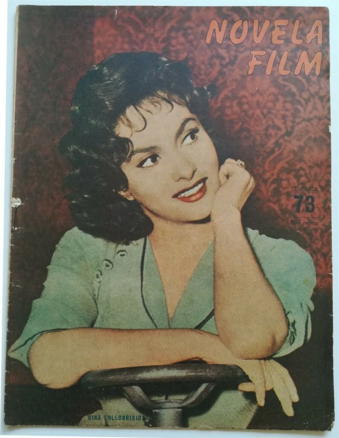 NOVELA FILM magazine side cover Issue 73 15 November 1955