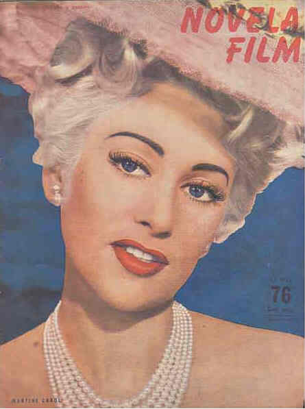NOVELA FILM magazine side cover Issue 76 1 January 1956