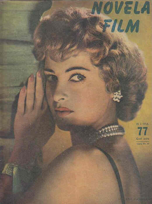 NOVELA FILM magazine side cover Issue 77 15 January 1956