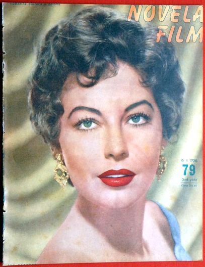 NOVELA FILM magazine side cover Issue 79 15 February 1956