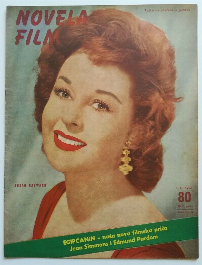 NOVELA FILM magazine side cover Issue 80 1 March 1956