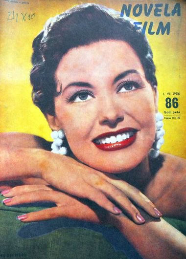 NOVELA FILM magazine side cover Issue 86 1 June 1956