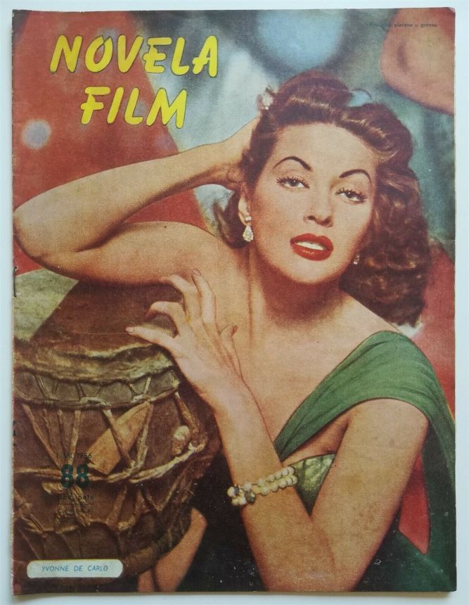 NOVELA FILM magazine side cover Issue 88 1 July 1956