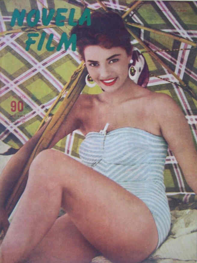 NOVELA FILM magazine side cover Issue 90 1 August 1956