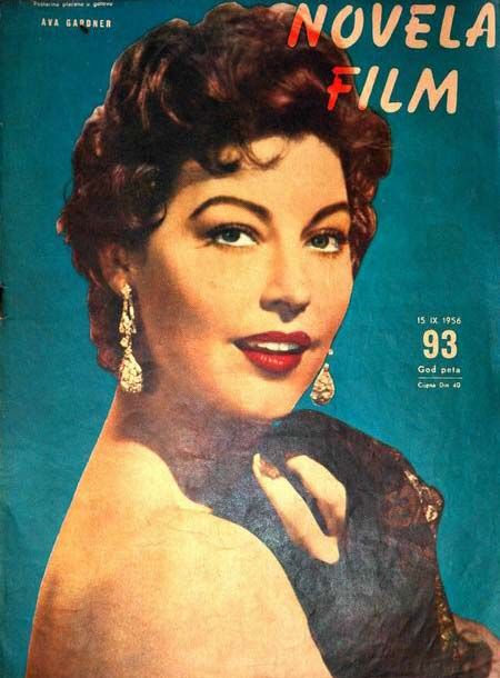 NOVELA FILM magazine side cover Issue 93 15 September 1956