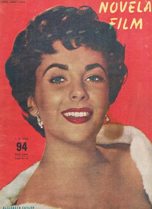 NOVELA FILM magazine side cover Issue 94 1 October 1956