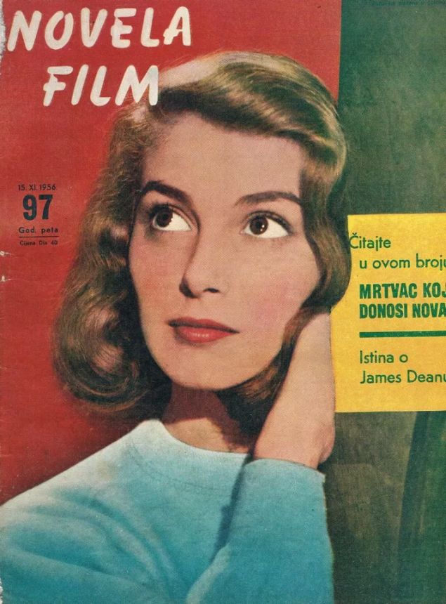 NOVELA FILM magazine side cover Issue 97 15 November 1956