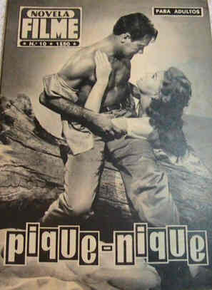 NOVELA FILME magazine side cover Issue 10  1955