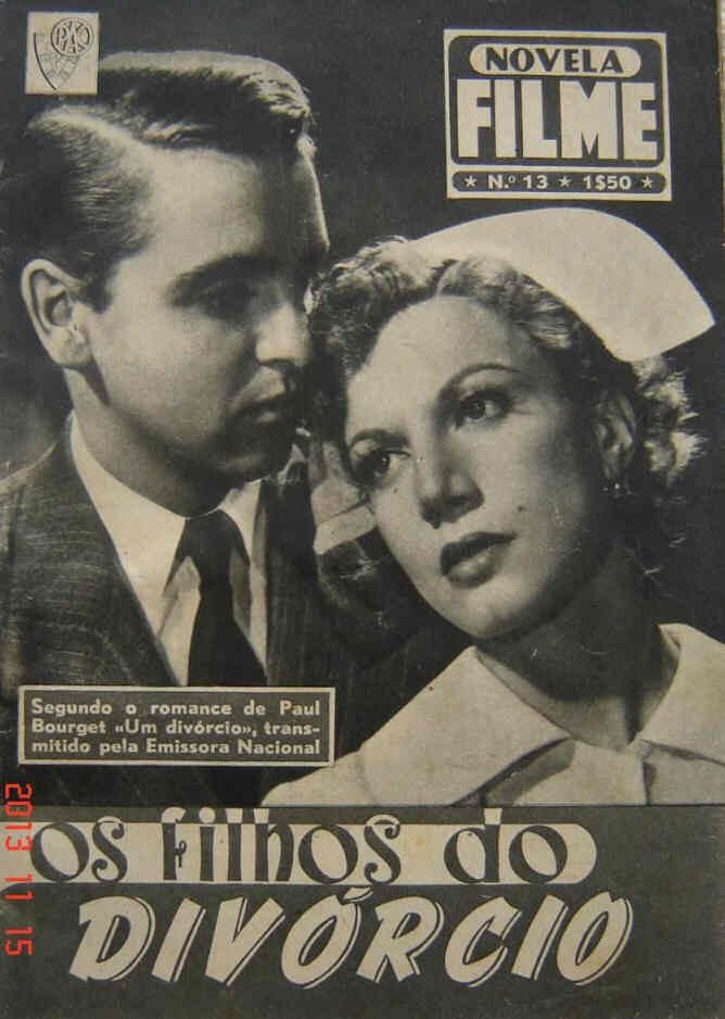 NOVELA FILME magazine side cover Issue 13  1955
