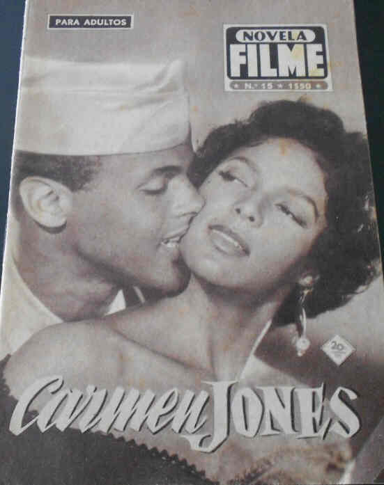 NOVELA FILME magazine side cover Issue 15  1955