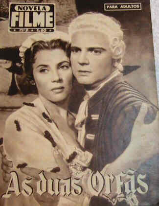 NOVELA FILME magazine side cover Issue 7  1955