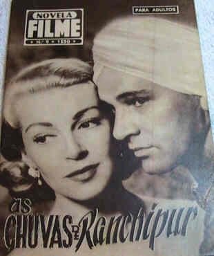 NOVELA FILME magazine side cover Issue 9  1955
