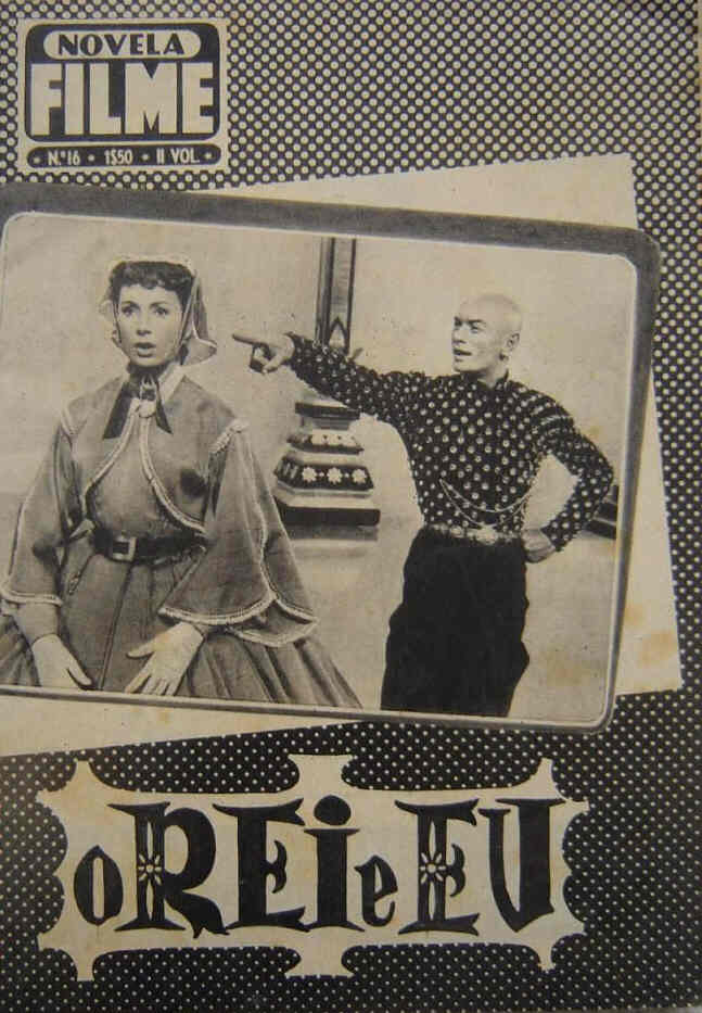 NOVELA FILME magazine side cover Issue 16  1956