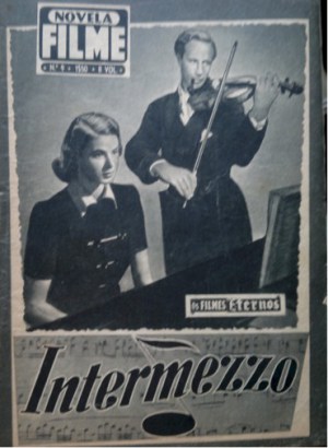 NOVELA FILME magazine side cover Issue 6  1956