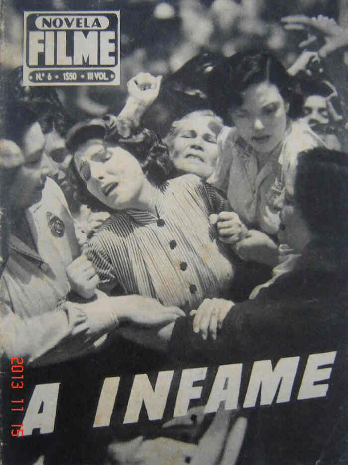 NOVELA FILME magazine side cover Issue 6  1957