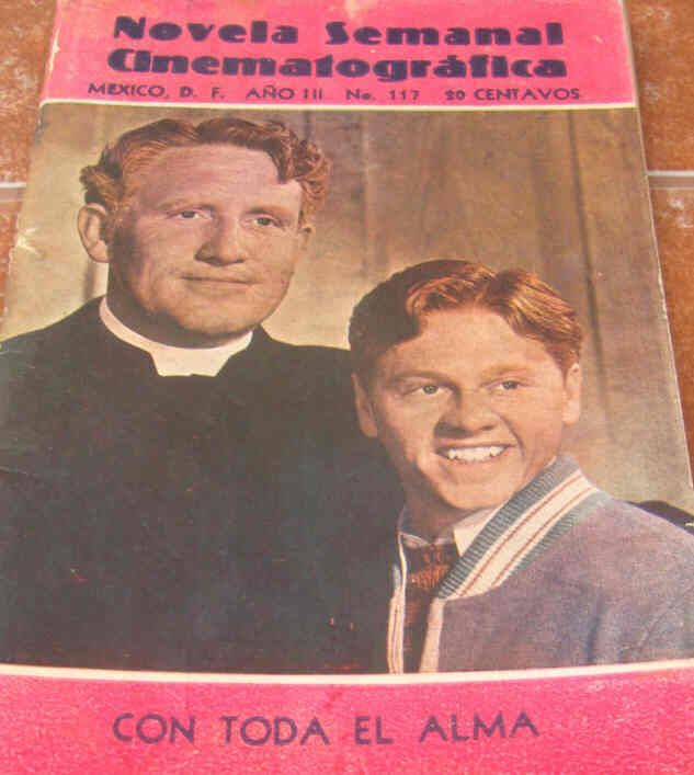 NOVELA SEMANAL CINEMATOGRAFICA magazine side cover Issue 117  1941