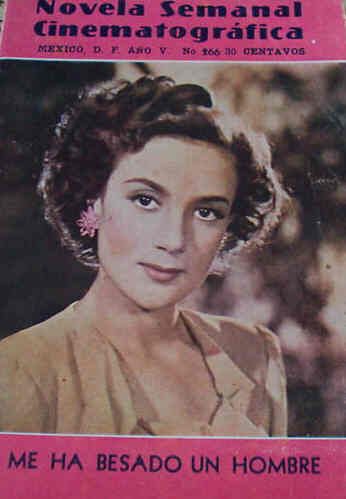 NOVELA SEMANAL CINEMATOGRAFICA magazine side cover Issue 266  1944