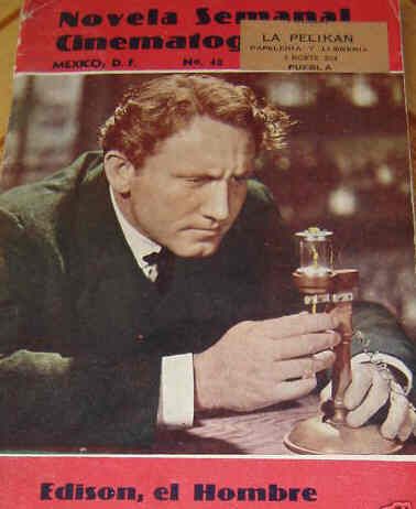 NOVELA SEMANAL CINEMATOGRAFICA magazine side cover Issue 48  1940