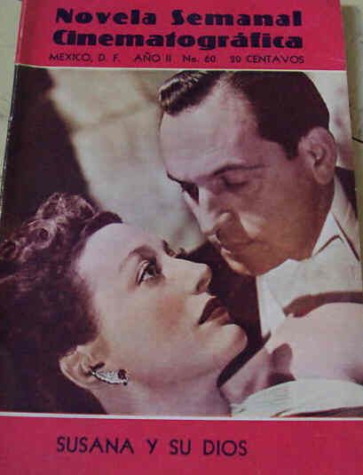NOVELA SEMANAL CINEMATOGRAFICA magazine side cover Issue 60  1940