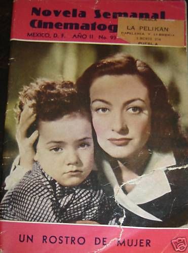NOVELA SEMANAL CINEMATOGRAFICA magazine side cover Issue 93  1941