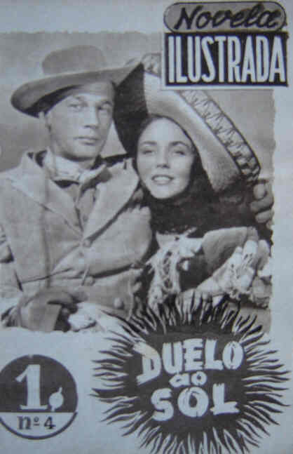 NOVELA ILUSTRADA magazine side cover Issue 4  1955