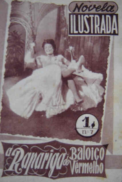 NOVELA ILUSTRADA magazine side cover Issue 7  1955