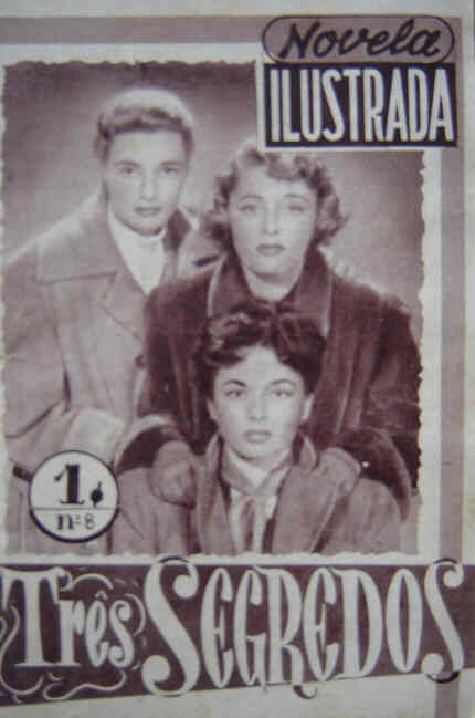 NOVELA ILUSTRADA magazine side cover Issue 8  1955