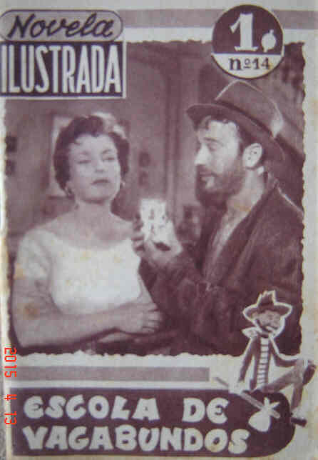 NOVELA ILUSTRADA magazine side cover Issue 14  1956