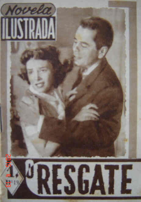 NOVELA ILUSTRADA magazine side cover Issue 19  1956