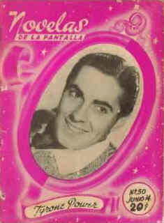 NOVELAS DE LA PANTALLA magazine side cover Issue 50 14 June 1941