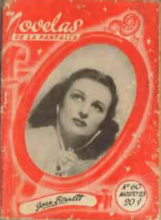 NOVELAS DE LA PANTALLA magazine side cover Issue 60 23 August 1941