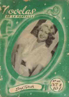 NOVELAS DE LA PANTALLA magazine side cover Issue 66 4 October 1941