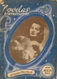 NOVELAS DE LA PANTALLA magazine side cover Issue 74 29 November 1941