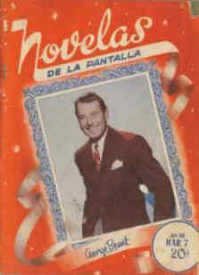 NOVELAS DE LA PANTALLA magazine side cover Issue 88 7 March 1942