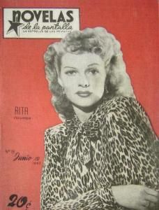 NOVELAS DE LA PANTALLA magazine side cover Issue 151 12 June 1943