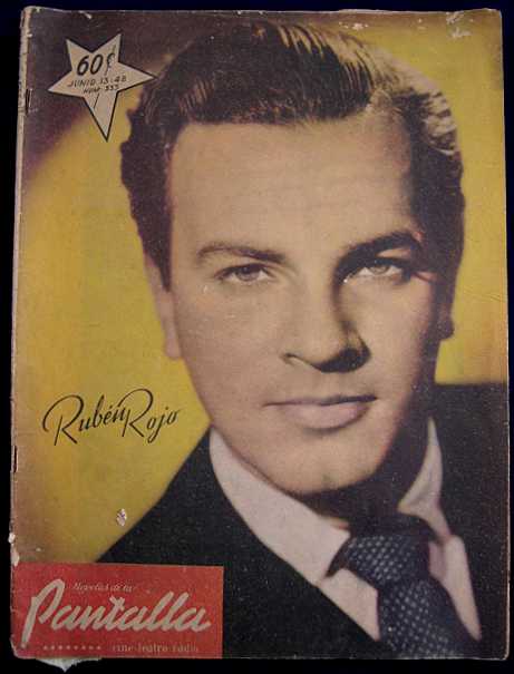 NOVELAS DE LA PANTALLA magazine side cover 13 June 1948